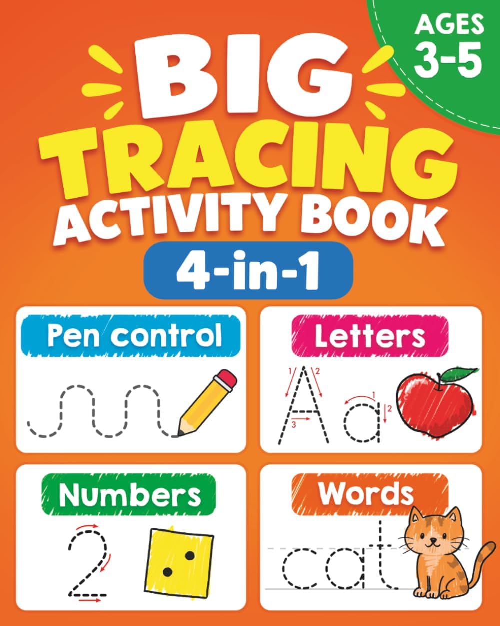 ABC Letter Tracing for Preschoolers: A Fun Book to Practice Writing for Kids Ages 3-5
