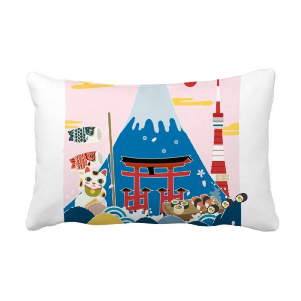 Coussin Japonais Voyage multicolore, l'idée cadeau idéale pour décoration de canapé