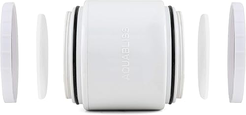 Miniatura 7 de AquaBliss HD Cartucho de repuesto para filtro de ducha de varias etapas para SF400 y SF500 - 48x Potencia de desintoxicación de alta resistencia.