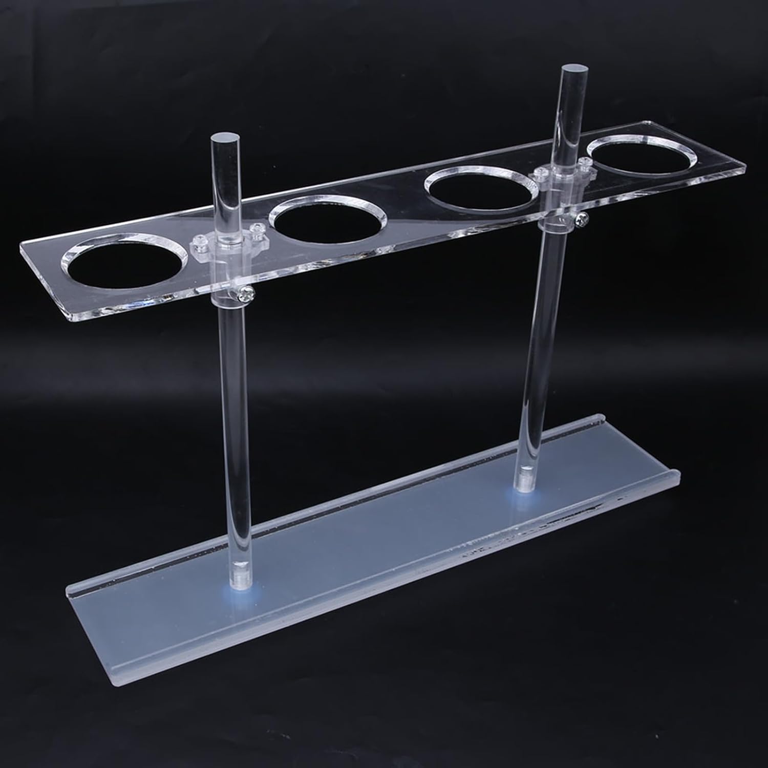 4 Holes Glass Funnel Stand Adjustable Height Plexiglass Funnel Holder Funnel Rack Lab Fix Supplies for Laboratory Accessory