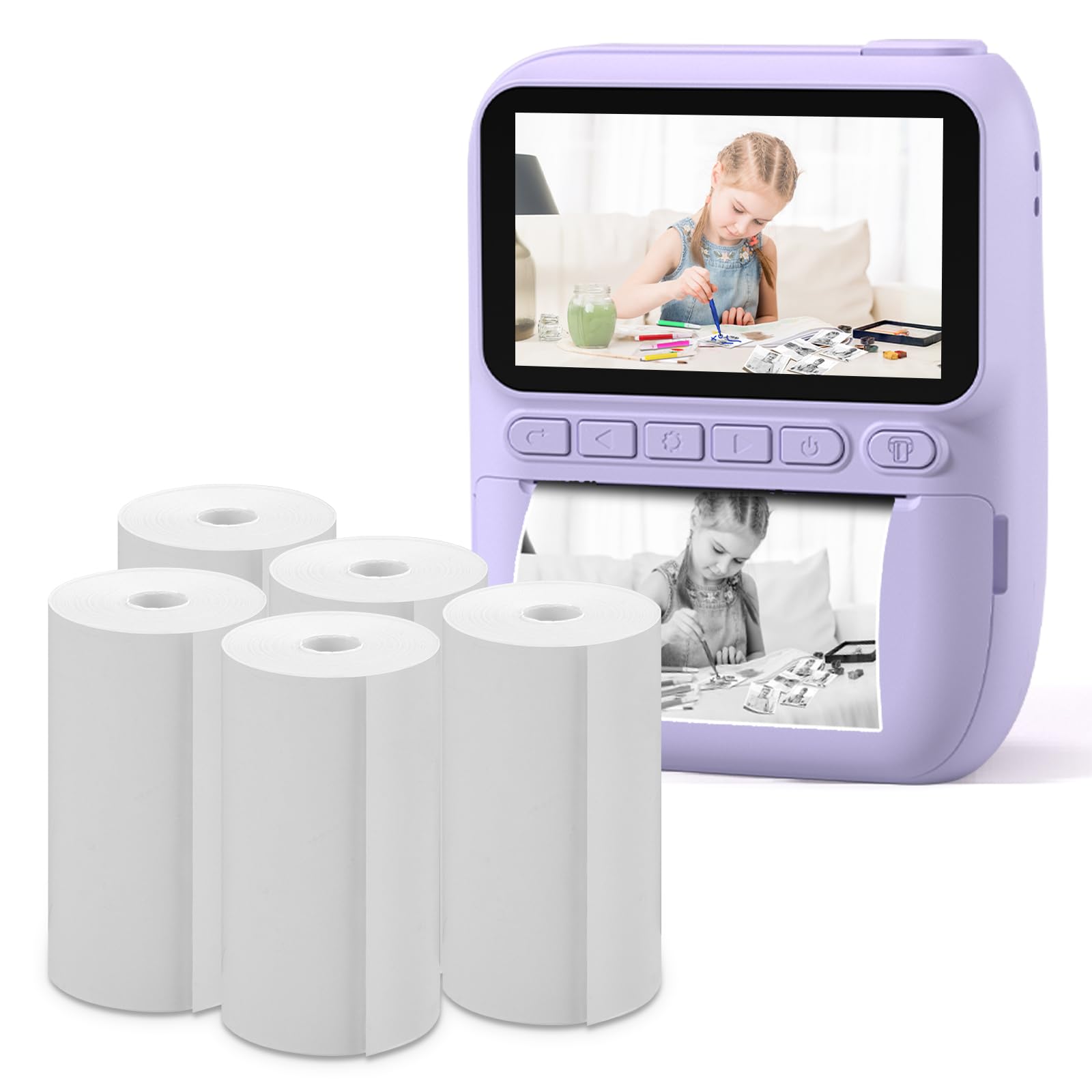 15 Rotoli Carta Termica Per Stampanti Istantanee - Nessun Inchiostro, Pronto Uso! (57x29mm) - Foto 6