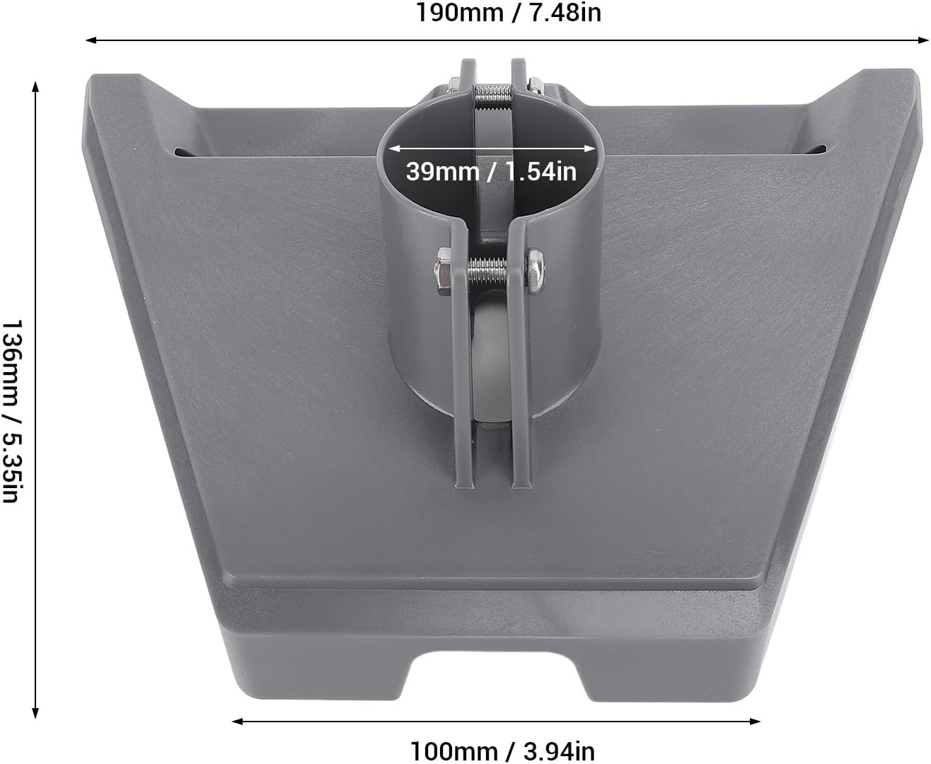 Pipe Adapter, 39mm V3 Gen 3 Pipe Adapter, Pole Mounting Kit for Gen 3 Pipe Adapter for V3 Dish Antenna, Mount, Easy Installation (#2)