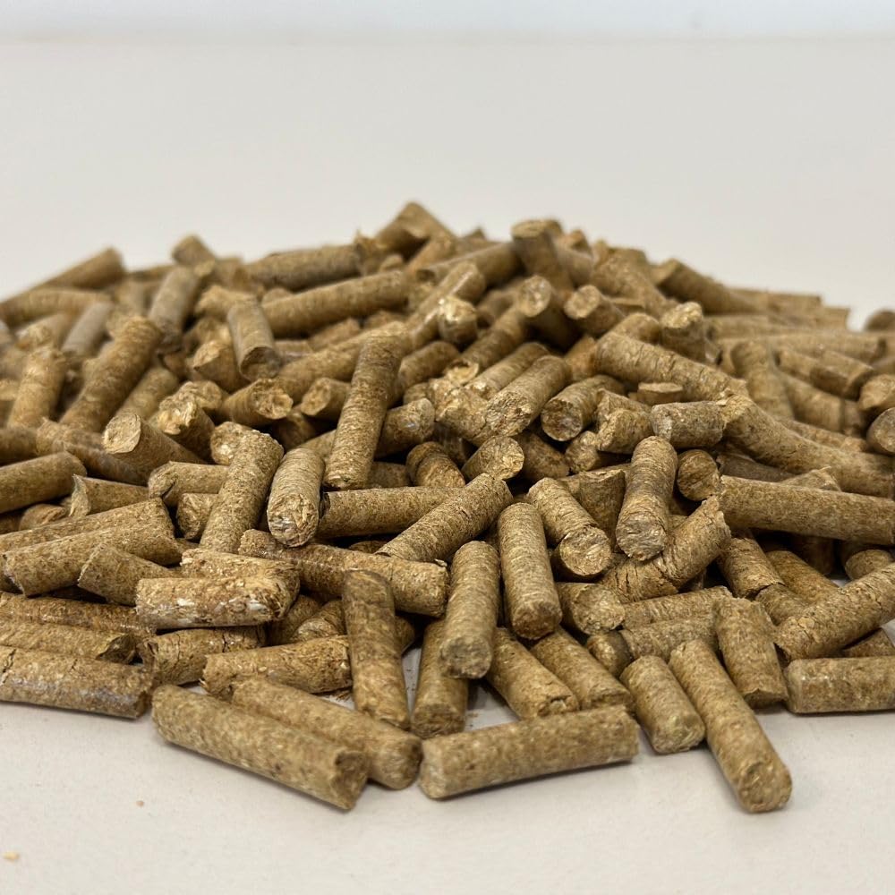 Blue Mountain Hay Lettiera biologica in paglia di grano per piccoli animali, pellet naturali e biodegradabili, senza sostanze chimiche e antipolvere, assorbe l'umidità, elimina naturalmente gli odori
