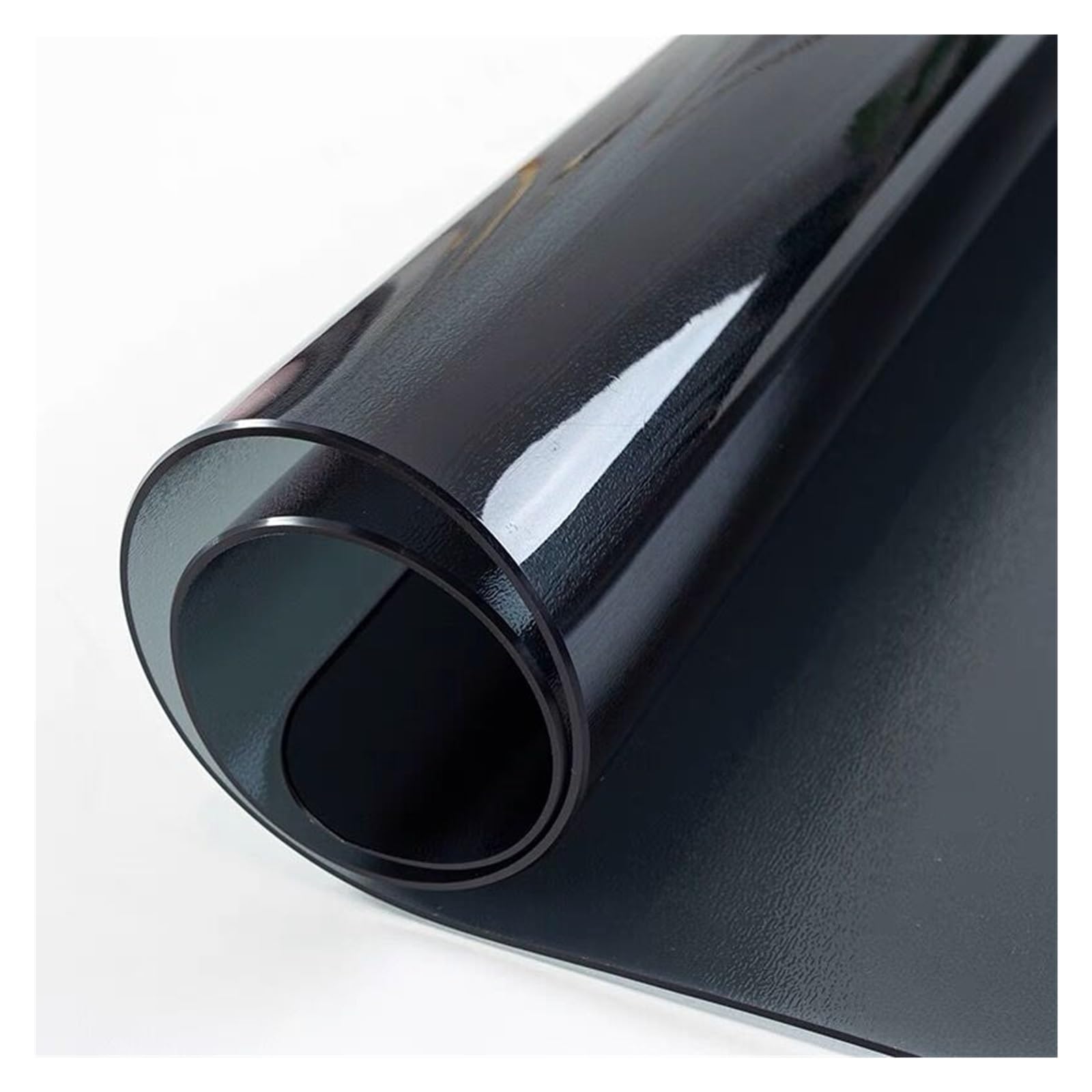 Nappe de protection table PVC noir facile à nettoyer contre les taches