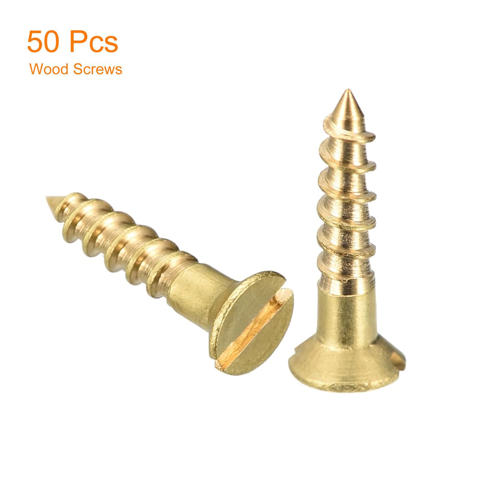 TA-VIGOR 50Pcs Self Tapping Screws, M2.5 Slotted Flat Head Screw, 12mm Round Head Slotted Tapping Screws - Image 3