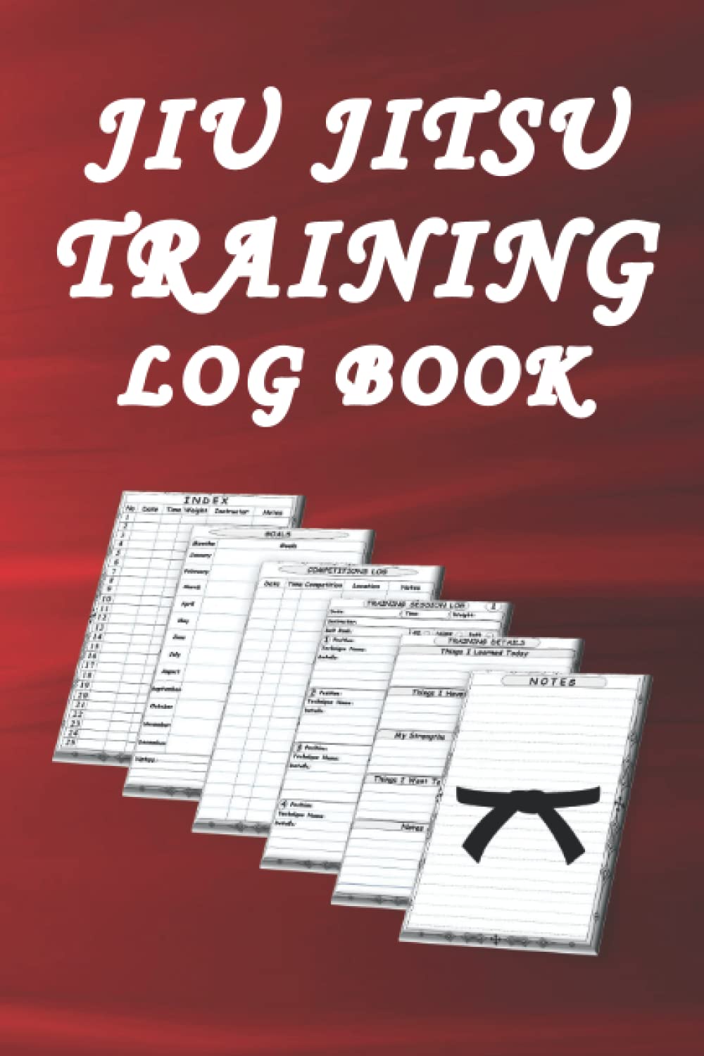 Buy Jiu Jitsu Training Log Book Martial Arts Techniques Record Book
