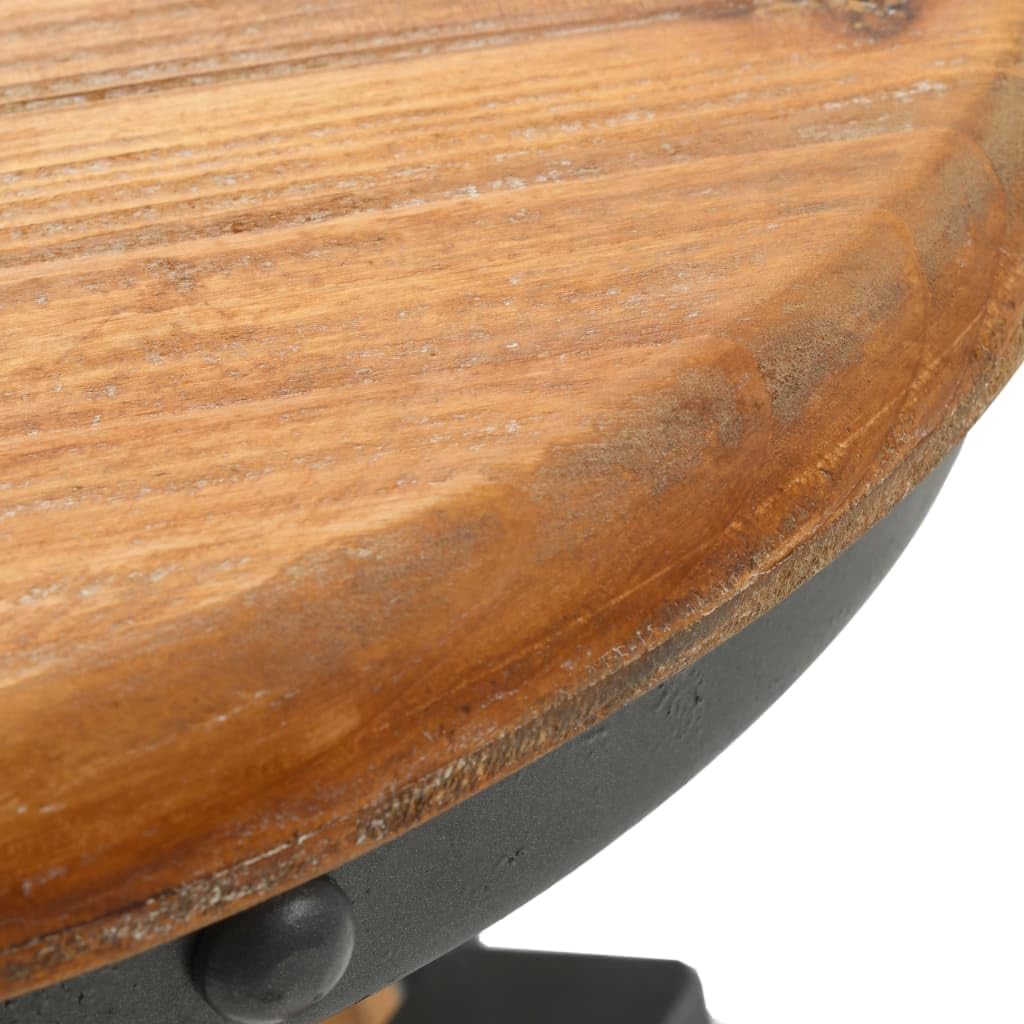 vidaXL 2X Taburete Bar 53,5x53,5x79 cm Madera Abeto Asiento Banqueta Cocina