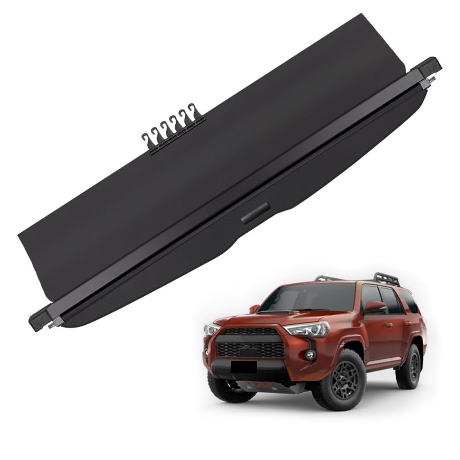 Versenkbare Trunk Cargo Abdeckung Paket Rack Schild Privatsphäre Für Toyota Für 4Runner 2010 2011 2012 2013 2014 2015 2016 2017 2018-2022 Gepäckraumabdeckung