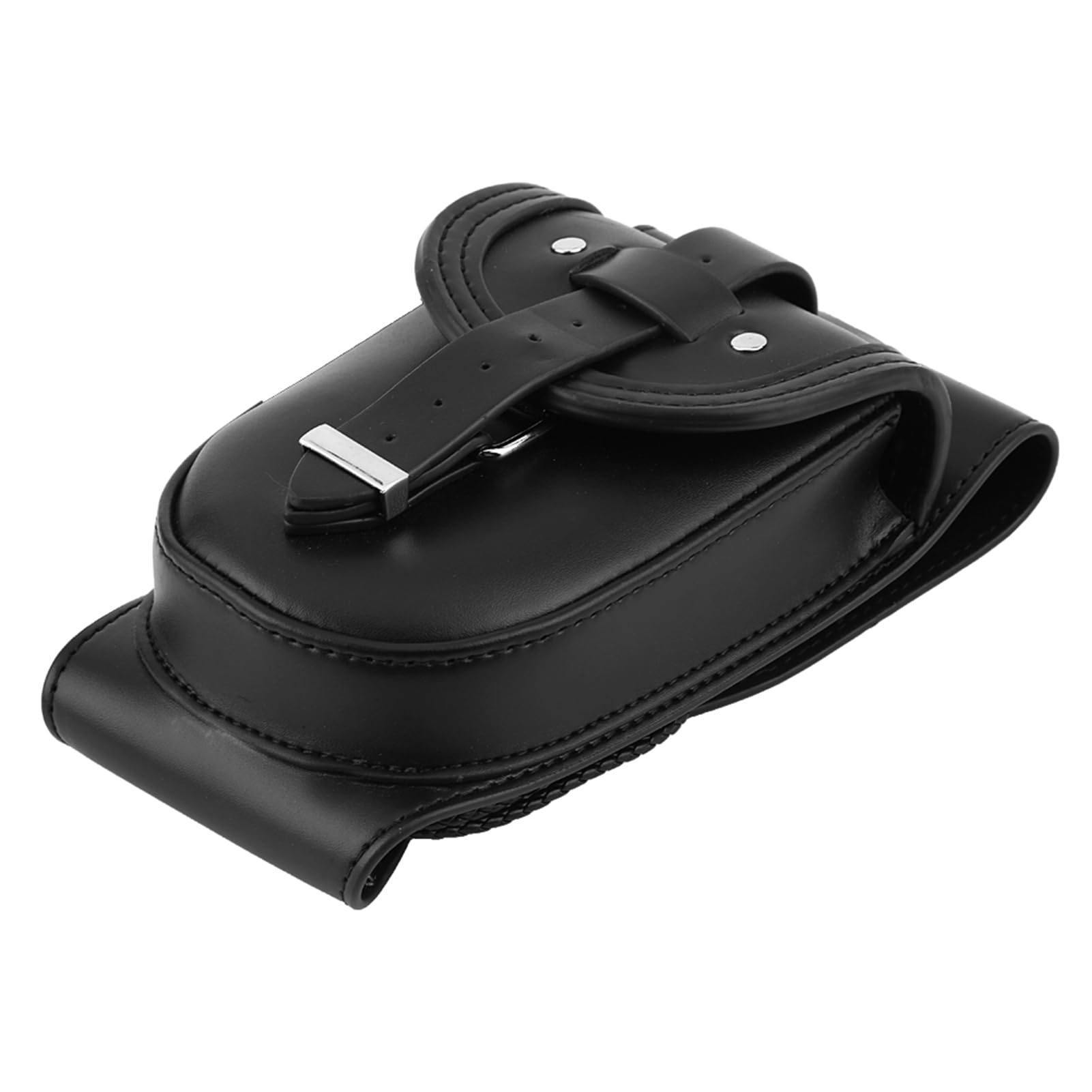 Borsa Per Serbatoio Moto In Pelle Sintetica Nera, Per Harley 3.3 Galloni, Con Cinturini E Rivetti, Protezione Antigraffio