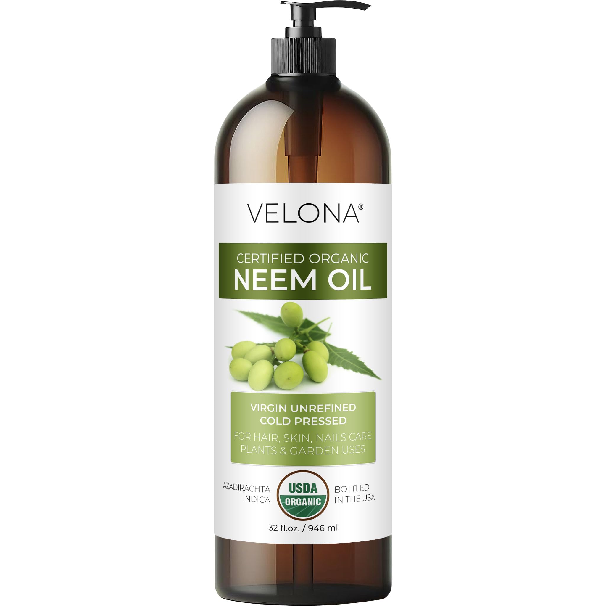 velona USDA Organic Neem Oil 32 oz
