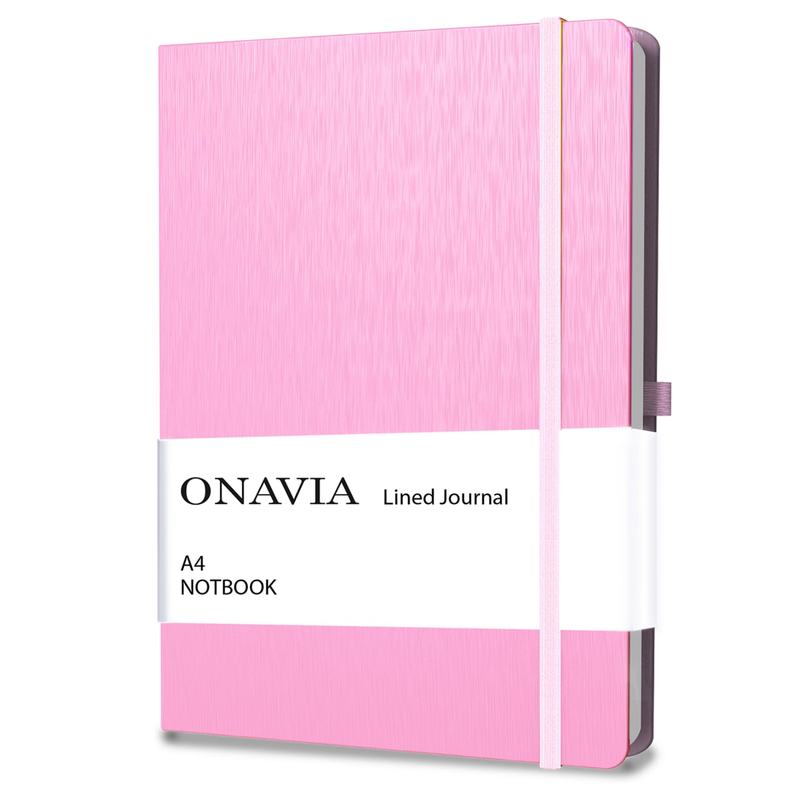 Carnet de notes A4 rose cahier écriture ligné journal intime rigide - 6