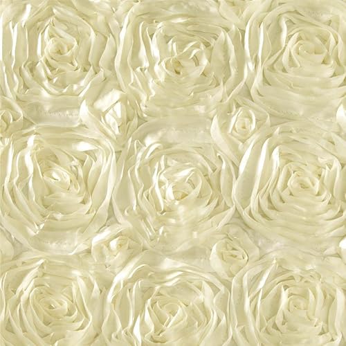 Miniatura 5 de Satin Rosette Jade 60 Inch Fabric By the Yard (F.E.
