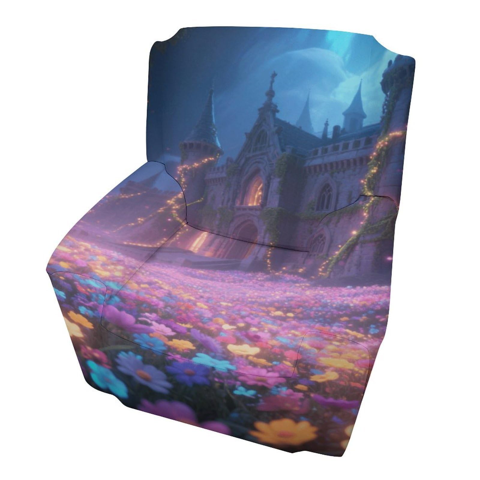 Fekiloot Style Mysterious Castle Couch Cover Sofa Cover Sofa Slipcover