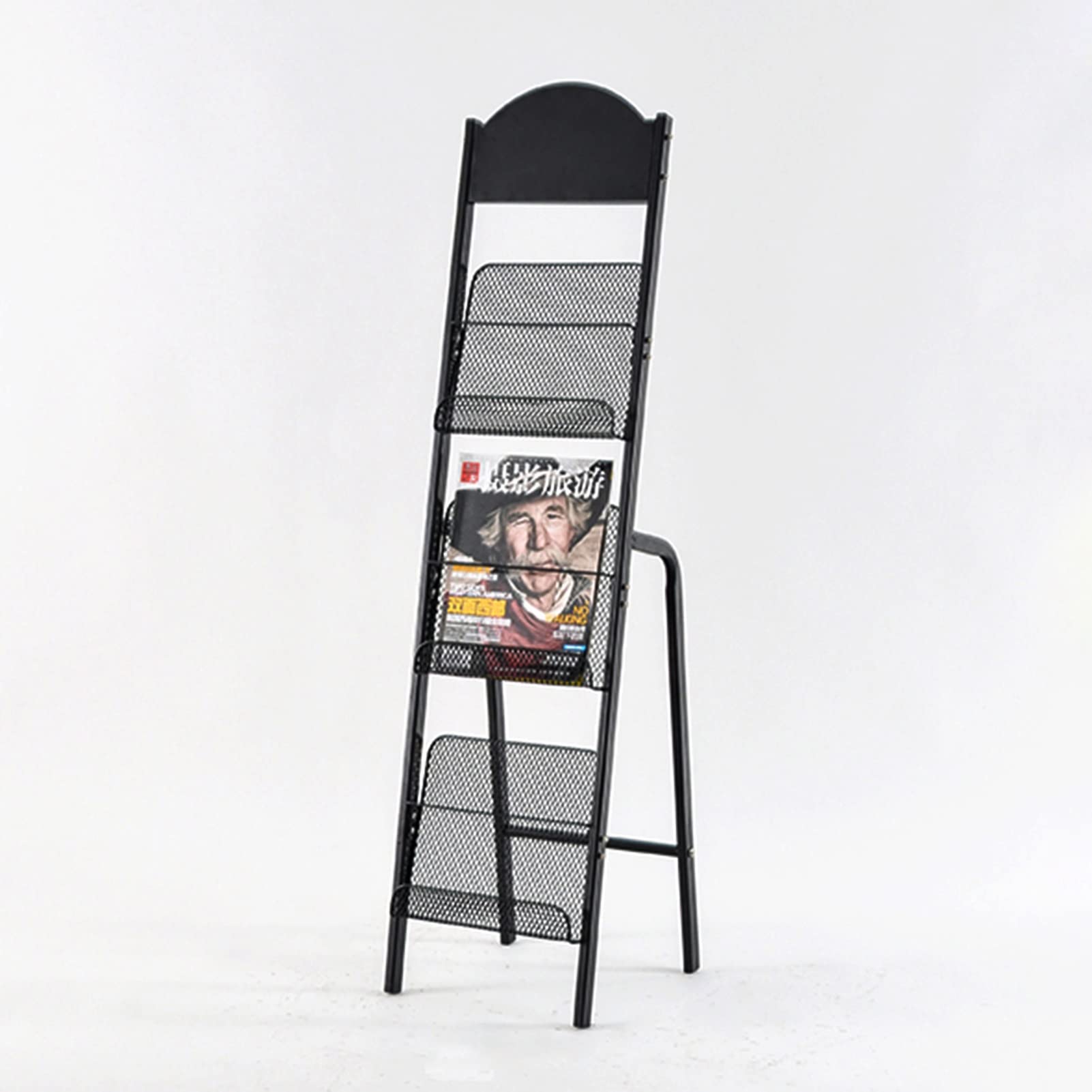 Porte-revues sur pied pour affiches, brochures, littératures, salons, bureaux, espaces de vente au détail