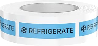 Dispensed Medication Veterinary Pharmacy Labels | Roll of 500 | Clinical-Grade Color-Coded Stickers for Medication Bottles (Refrigerate)