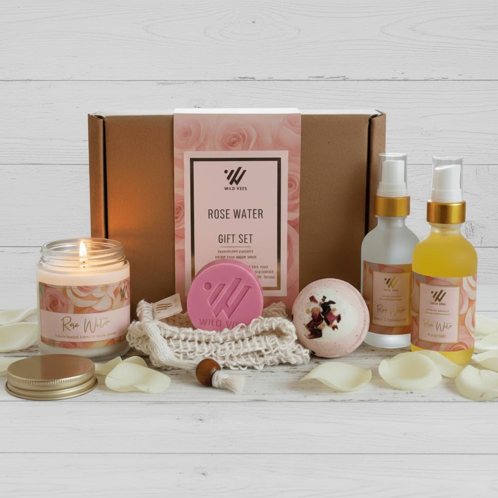 Wild Vibes Rose Water Gift Box - Aromatherapy Set -1