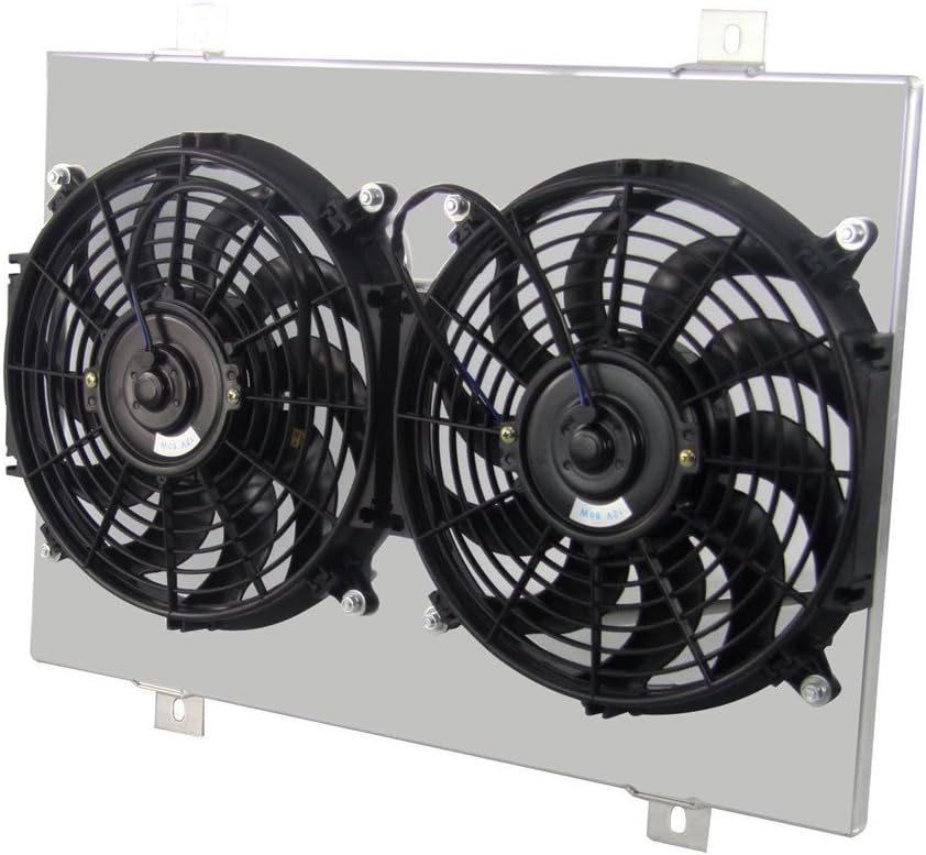 ALLOYWORKS Aluminum Radiator Fan Shroud Kit for Ford Mustang GT/LX 5.0 V8 Manual 1979-1993