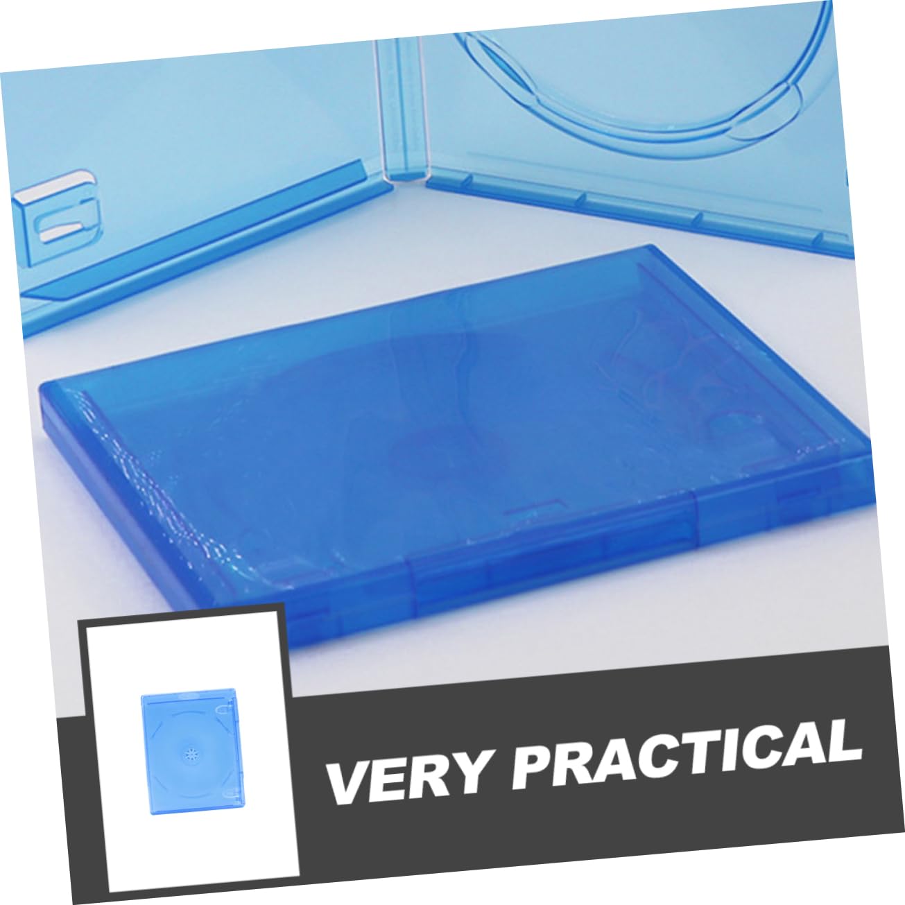 Alipis Scatole Da 15 Pezzi Custodia CD custodie standard per dvd ie per dvd singoli CD ia Scatola piccola ia per organizer porta plastica