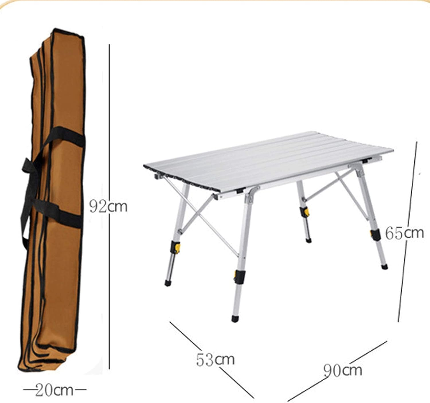 FACAI Outdoor Garden Folding Table for Indoor Outdoor Garden Picnic Dinning BBQ,Portable Adjustable Height Camping Table,smallliftingtable