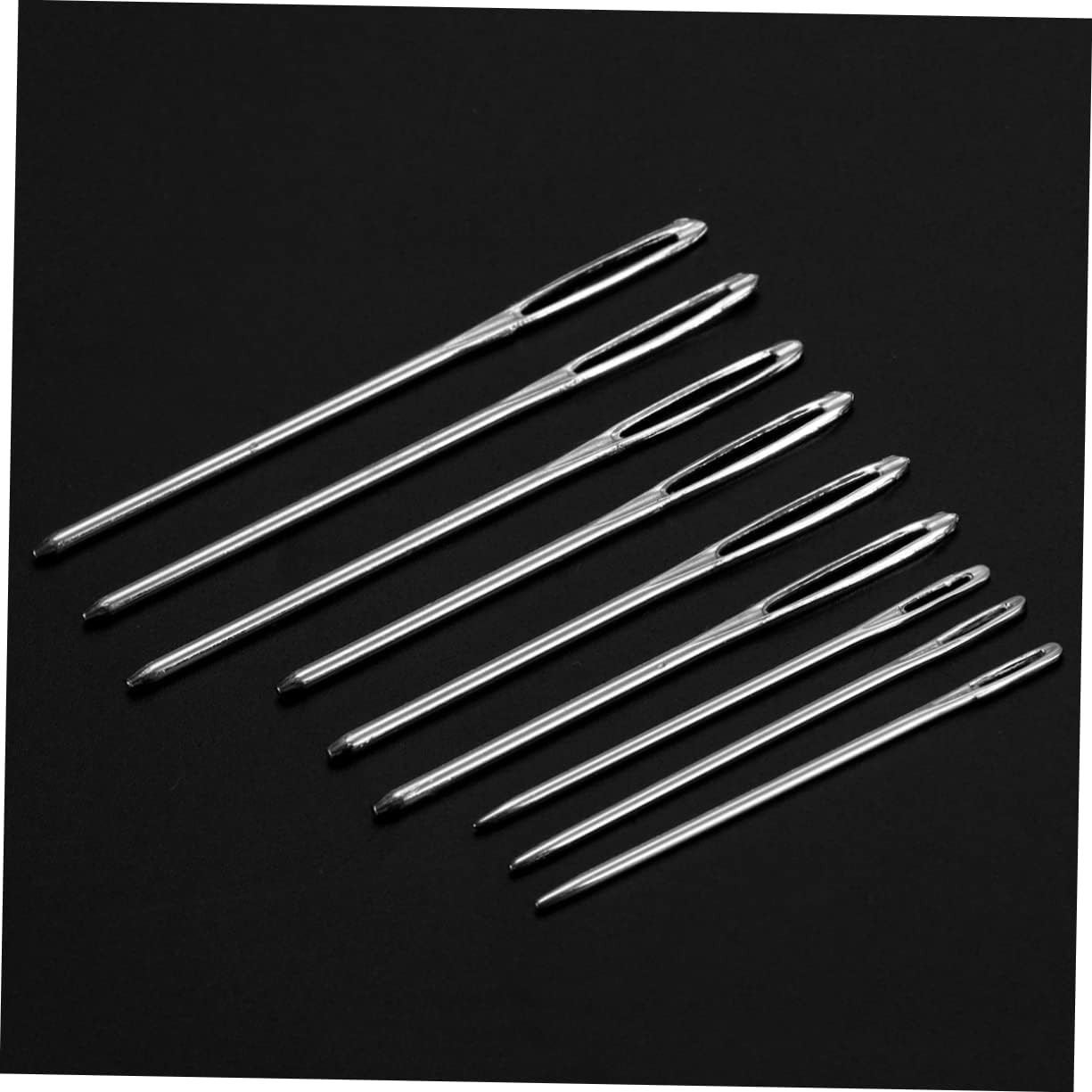 PLAFOPE Large Eye Needle Sewing Set 9pcs Heavy Duty Needles for Yarn and Decorative Stitching