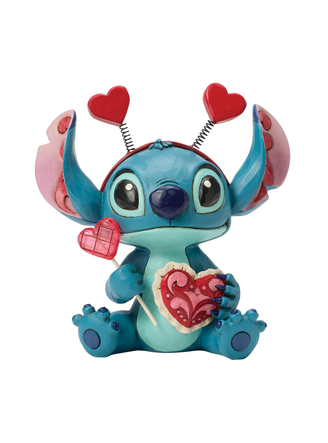 Disney Traditions Stitch Valentines Figurine