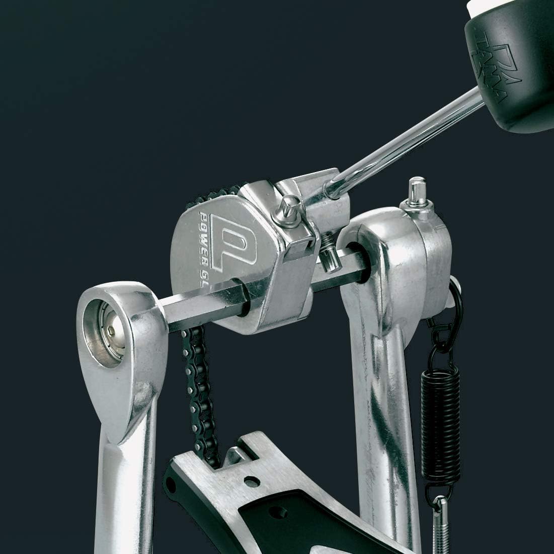 Tama HP200PTW Iron Cobra Power Glide 200 Serie Doppelfußmaschine + keepdrum Drumsticks 1 Paar