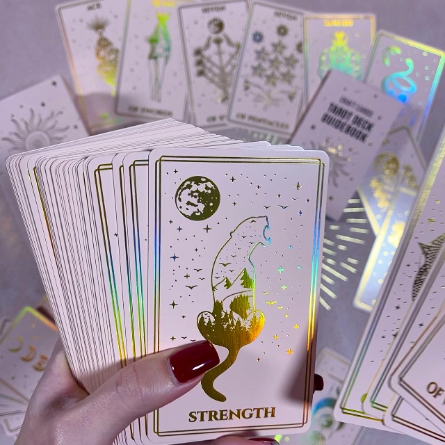 Amazon.com: CRAFTERIAN Mistyc Minimalistic Tarot Cards with
