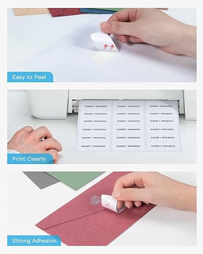 Miniatura 5 de Etiquetas de dirección, etiquetas de envío TRUNIUM de 1 pulgada x 2-58 pulgadas, 9 hojas, 270 etiquetas