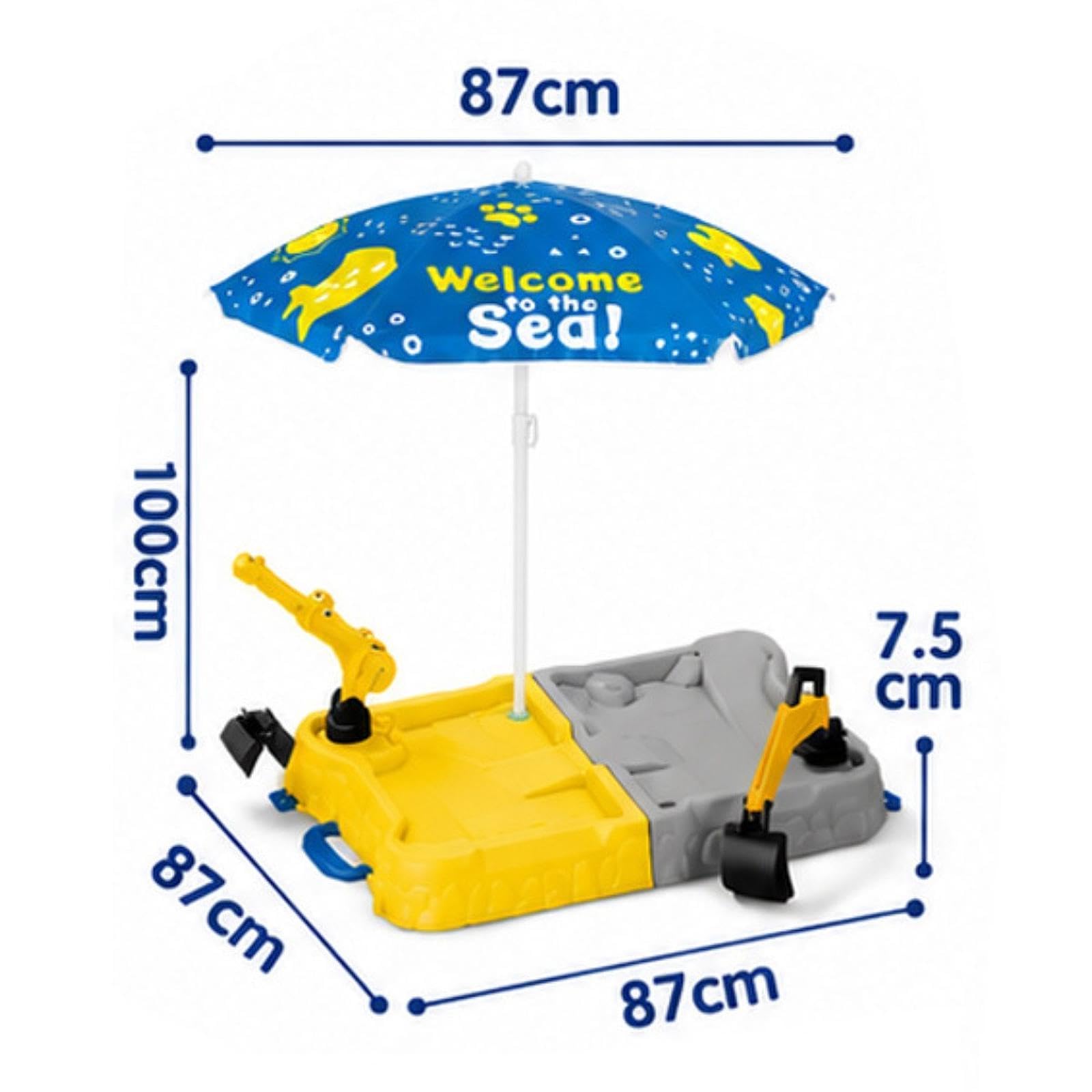 Sand Und Wassertisch Zubehör Mehrzweck Sandkasten, Und Geräumig, Tragbar, für Drinnen Und Draußen, Ideal Als Sommerspielzeug
