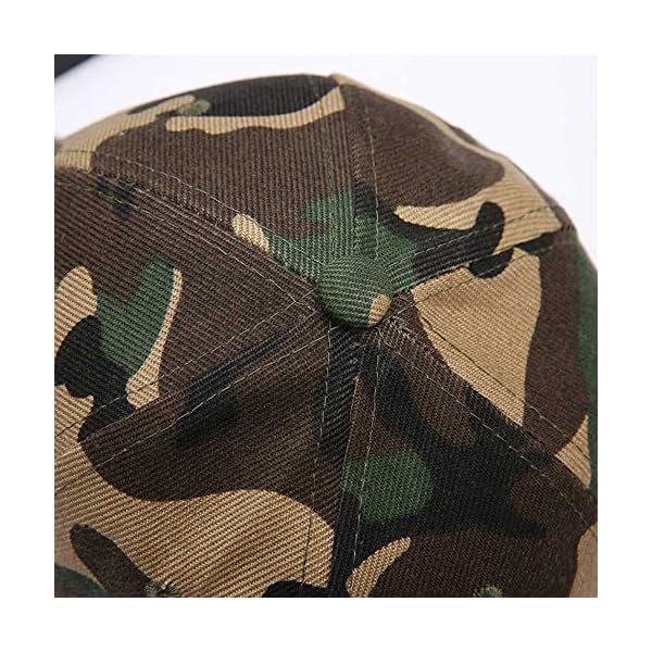 jingyuu Sport Baseball Cap Camouflage Cap Atmungsaktive Laufmütze für draußen Camo Baseball Caps Unisex – Bild 6