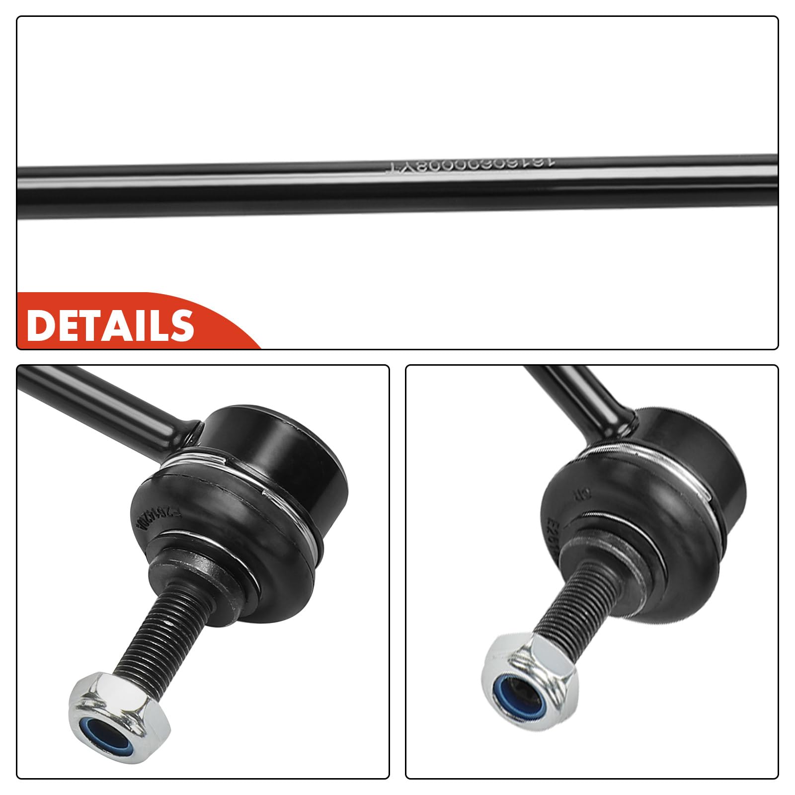 Frankberg 2x Biellette Barre Stab Compatible avec Espace V JR 1.6L-2.0L 2015-2024 Grand Scénic III JZ0/1 1.2L-2.0L 2009-2024 M.e.g.a.n.e CC EZ0/1 1.4L-2.0L 2010-2024 Remplacer# 546187005R