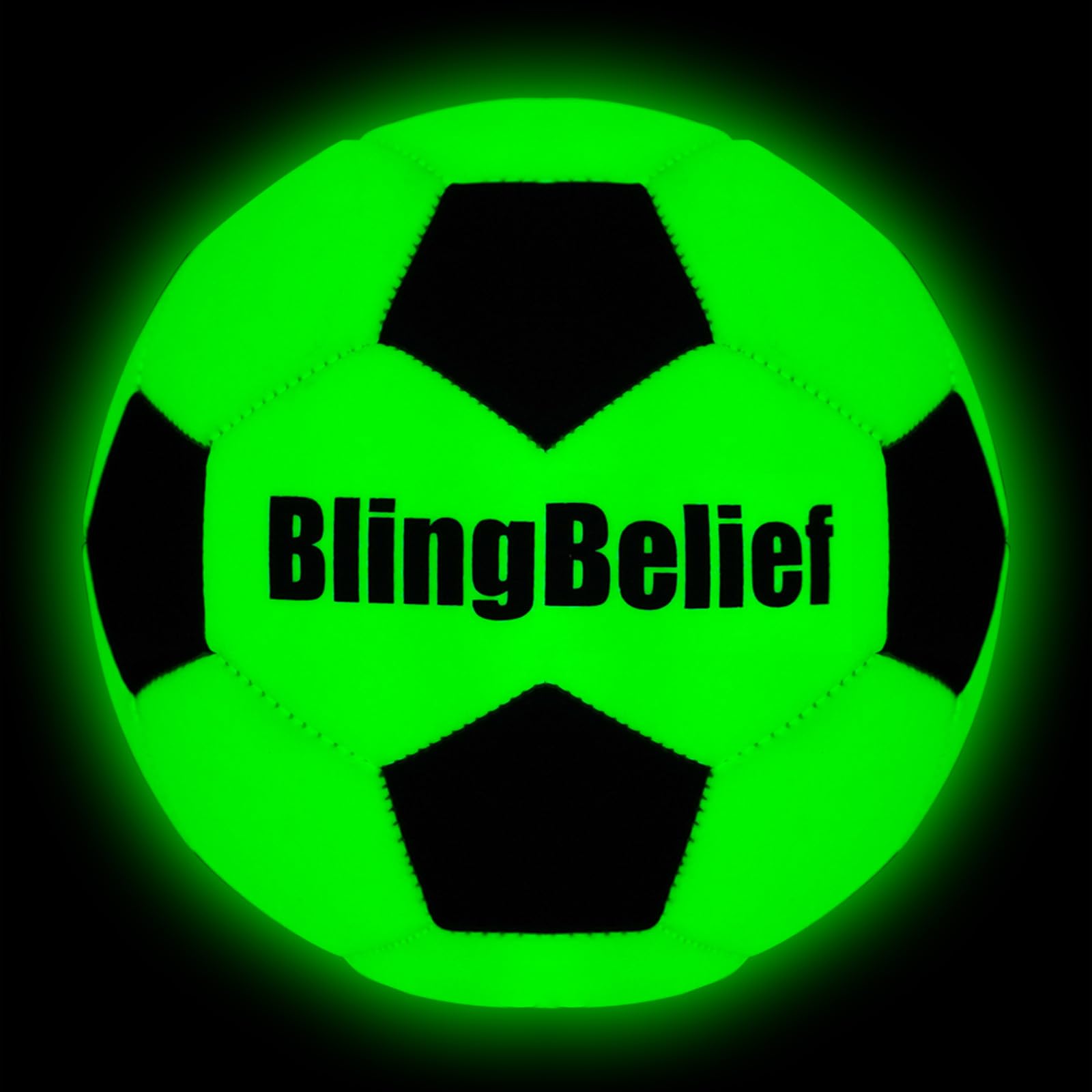 Super Bright Glow in The Dark Baseball,Soccer Ball,Volleyball,Football, Light Up Luminous Baseball, Official Size and Weight Football, Recreational Use Practice Volleyball