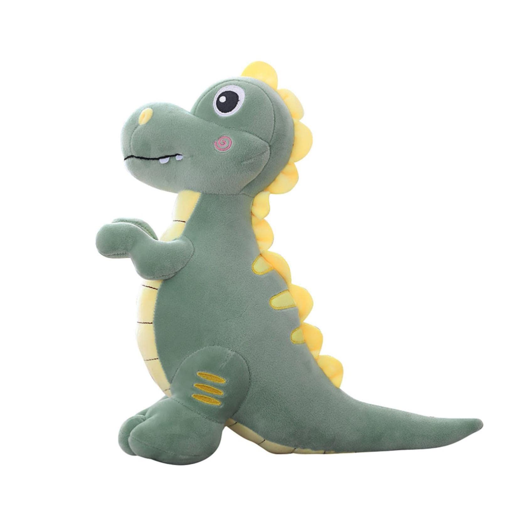 Birdeem Large Dinosaur Plush Dolls 15.75 inch Soft Dino Hugging Pillow Cute Animal Stuffed Doll Kawaii Toy for Kids Gifts (Army Green)