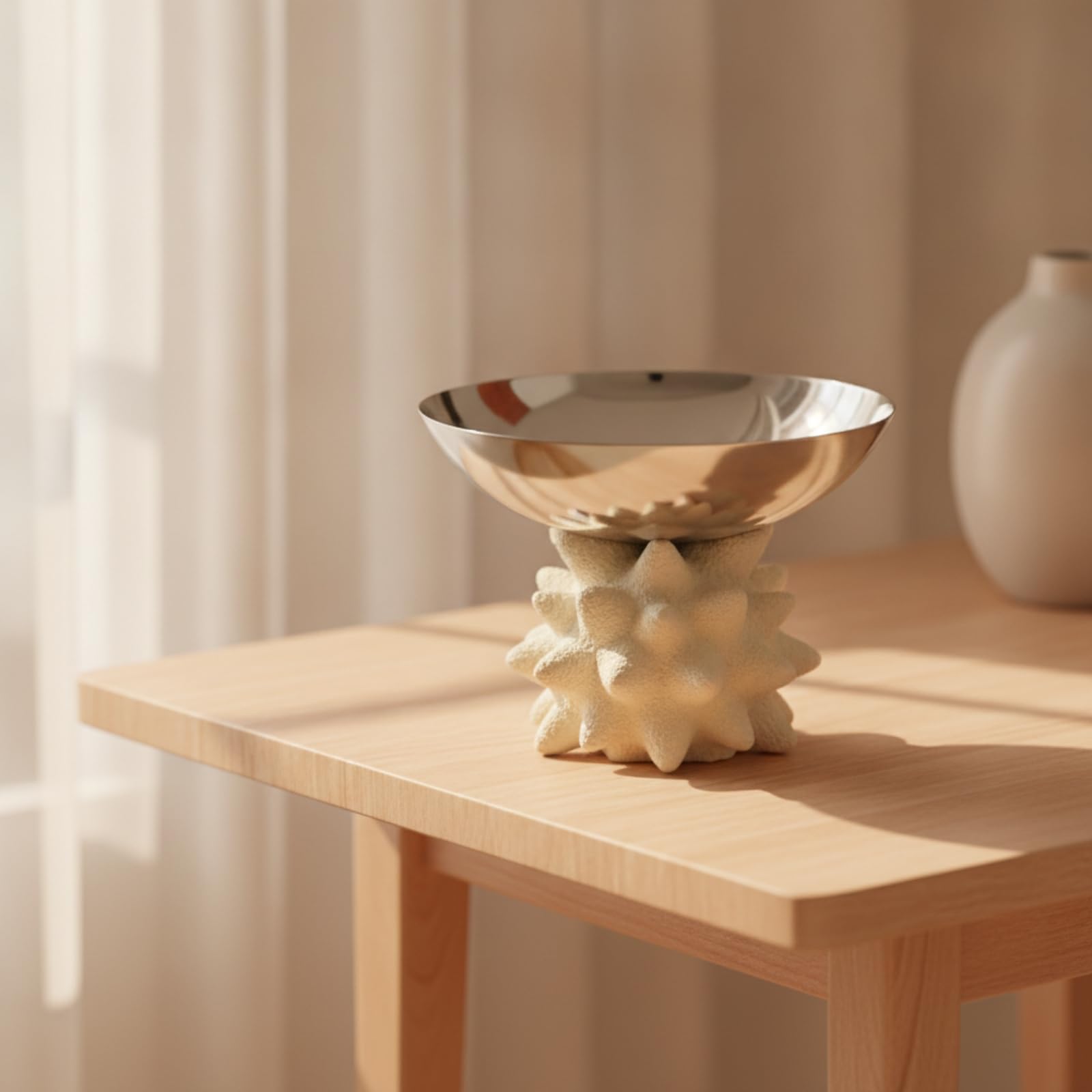 Snackschale mit Design aus Edel Und Kunstharz als Fruchtschale für Moderne Wohnkultur Und Esszimmertisch