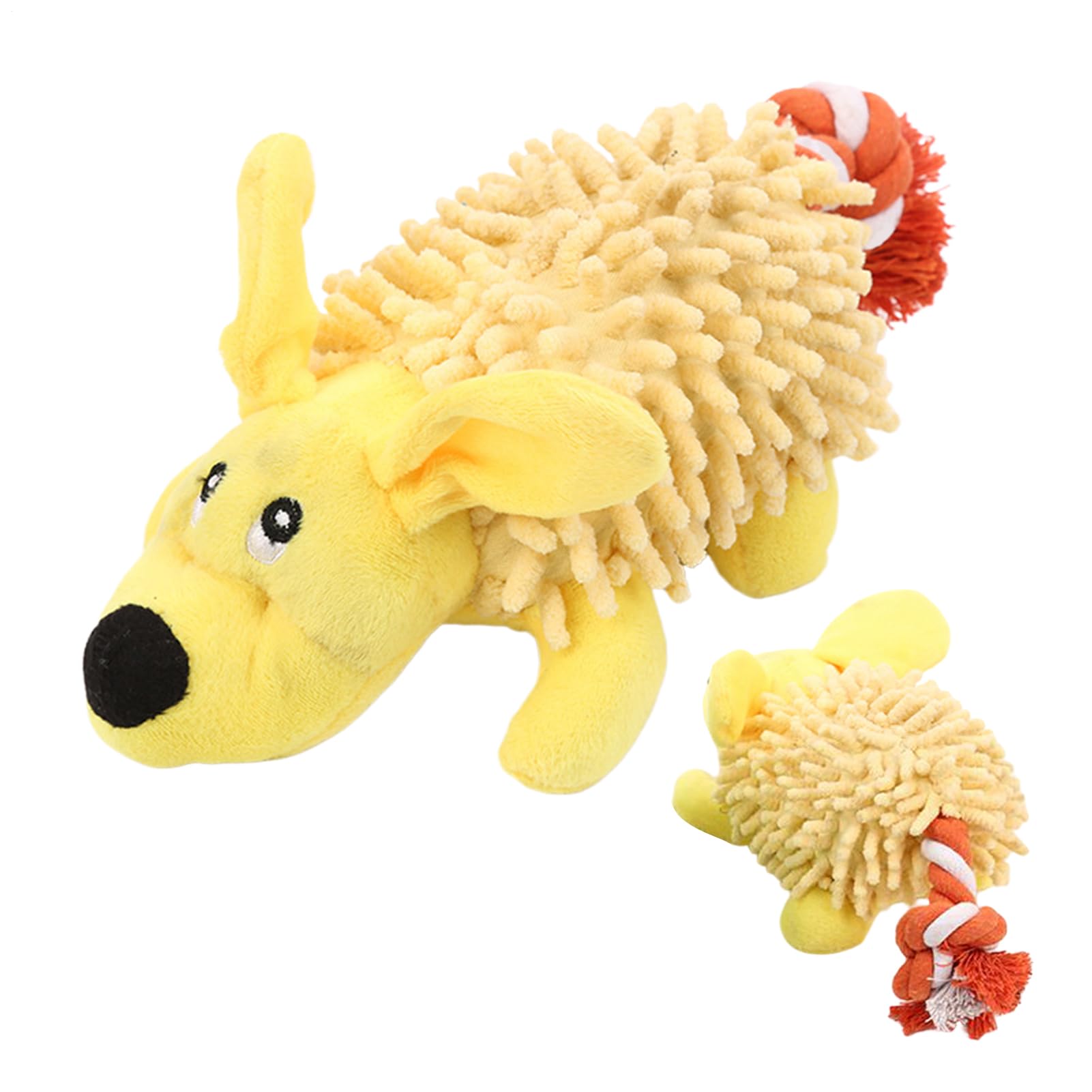 Jouet couineur en corde coton durable pour chien actif à la maison