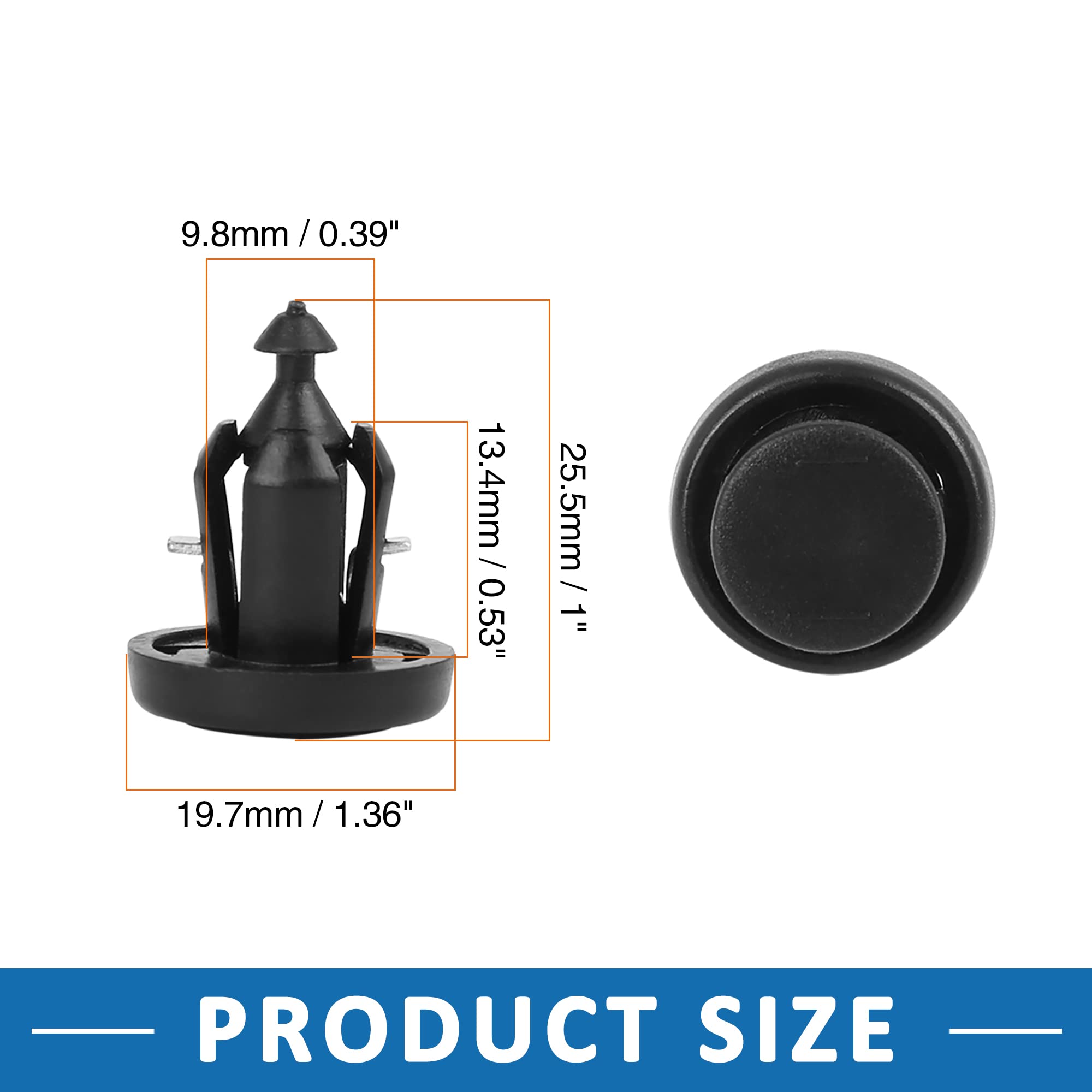 Amazon.com: A ABSOPRO 91505-S9A-003 Front Bumper Push Clips for