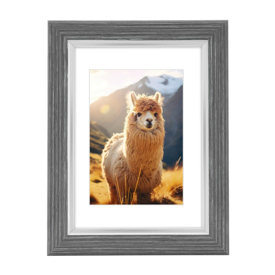Hama Lima Plastic Photo Frame, Graphite Grey, 20 x 30 cm
