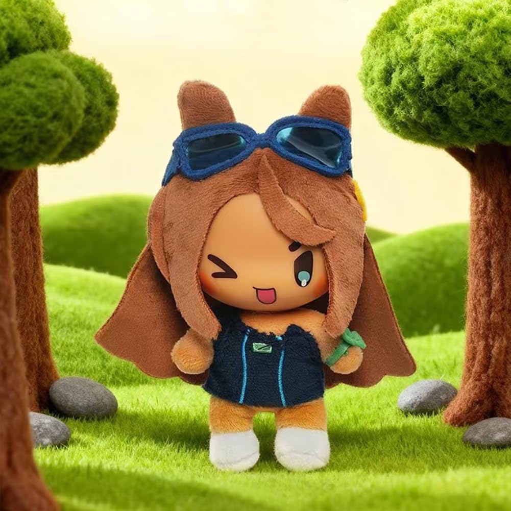 DEXSHUN 6 szt. Luca Plush Anime figurka Mizi/SUA/Till/Ivan/Hyuna/Luca miękka pluszowa figurka z kreskówki, śliczna zawieszka, dekoracja, prezent, 15 cm