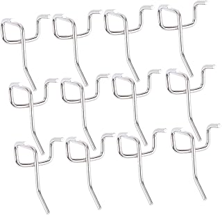 Alipis Metal Pegboard Hooks Pegboard Shelving Hook 100pcs Metal Clothes Rack Metal Hangers Utility Hooks Door Back Hooks Hook up Hardware Bulk Pegboard Hangers