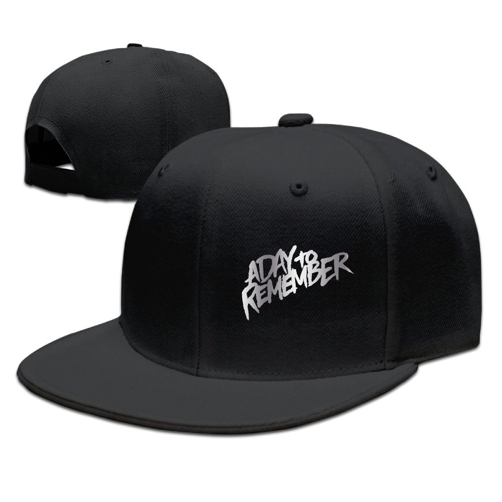 A Day to Remember Logo Platinum Style Baseball Snapback Cap Black