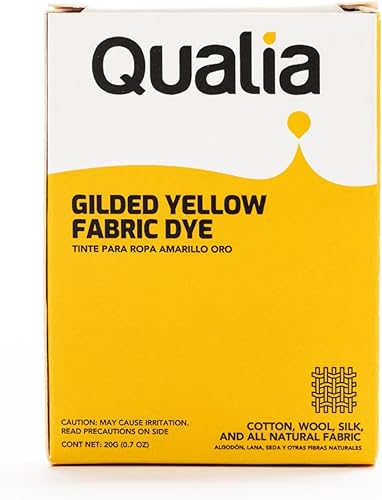 Vista 15 de Tinte textil en polvo multiusos Qualia, tinte fácil de usar para telas naturales: algodón, lana, seda, madera y lino, colores ultra concentrados