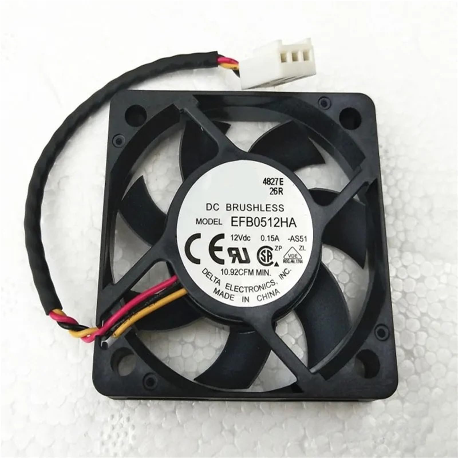 1 pz 5010 50MM 50x50x10MM Ventola EFB0512HA for due cuscinetti a sfera Ventola di raffreddamento DC12V 0,15A con 3 pin 4 pin PWM(STANDARD 4PIN PWM_NO RGB)