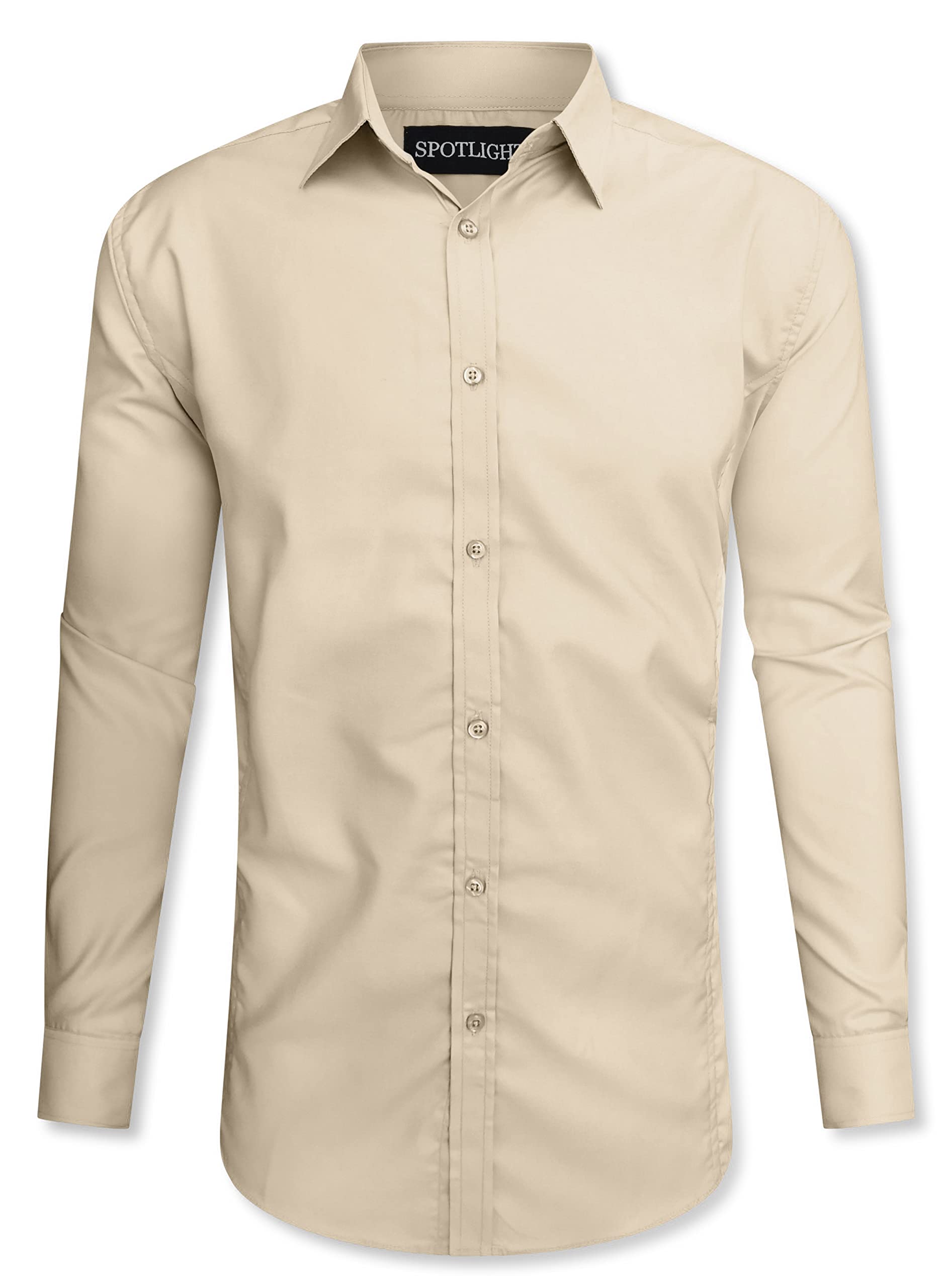 SPOTLIGHT Men's Full Sleeve Smart Fit Solid Formal/Casual Shirts