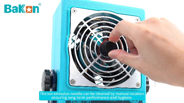 Image of BAKON BK001 Ion Blower, Eliminate Static Electricity, Positive and Negative Charge Generator, Neutralization of Ions, Electronic Production and Maintenance of Anti-Static