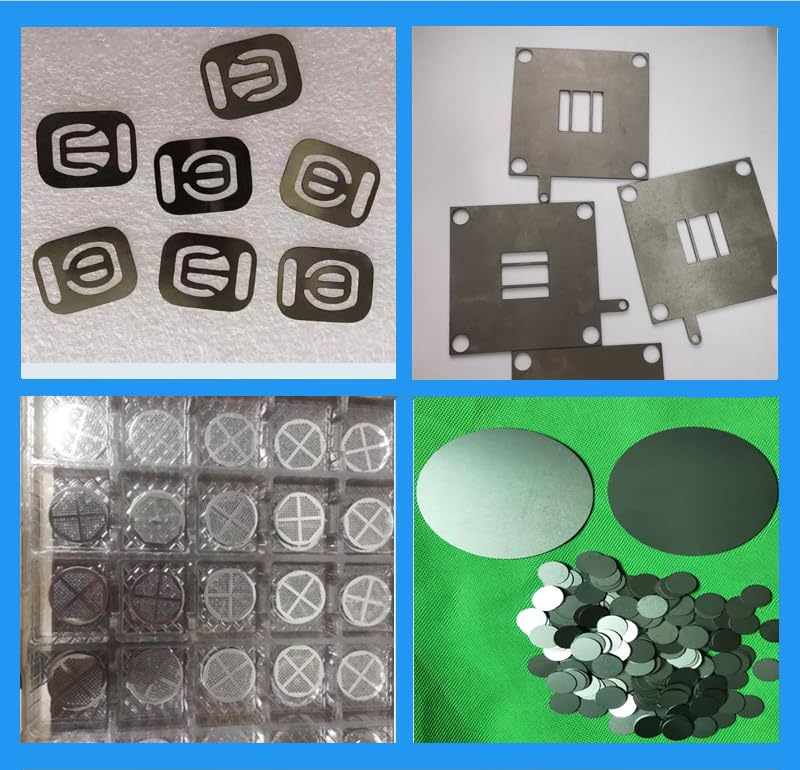 Image of Titanium Sheet Pieces, 0.003x100x100mm High Purity Metal Titanium Pieces for Scientific Research. (W*L=100 * 100mm, Thickness 0.003mm)