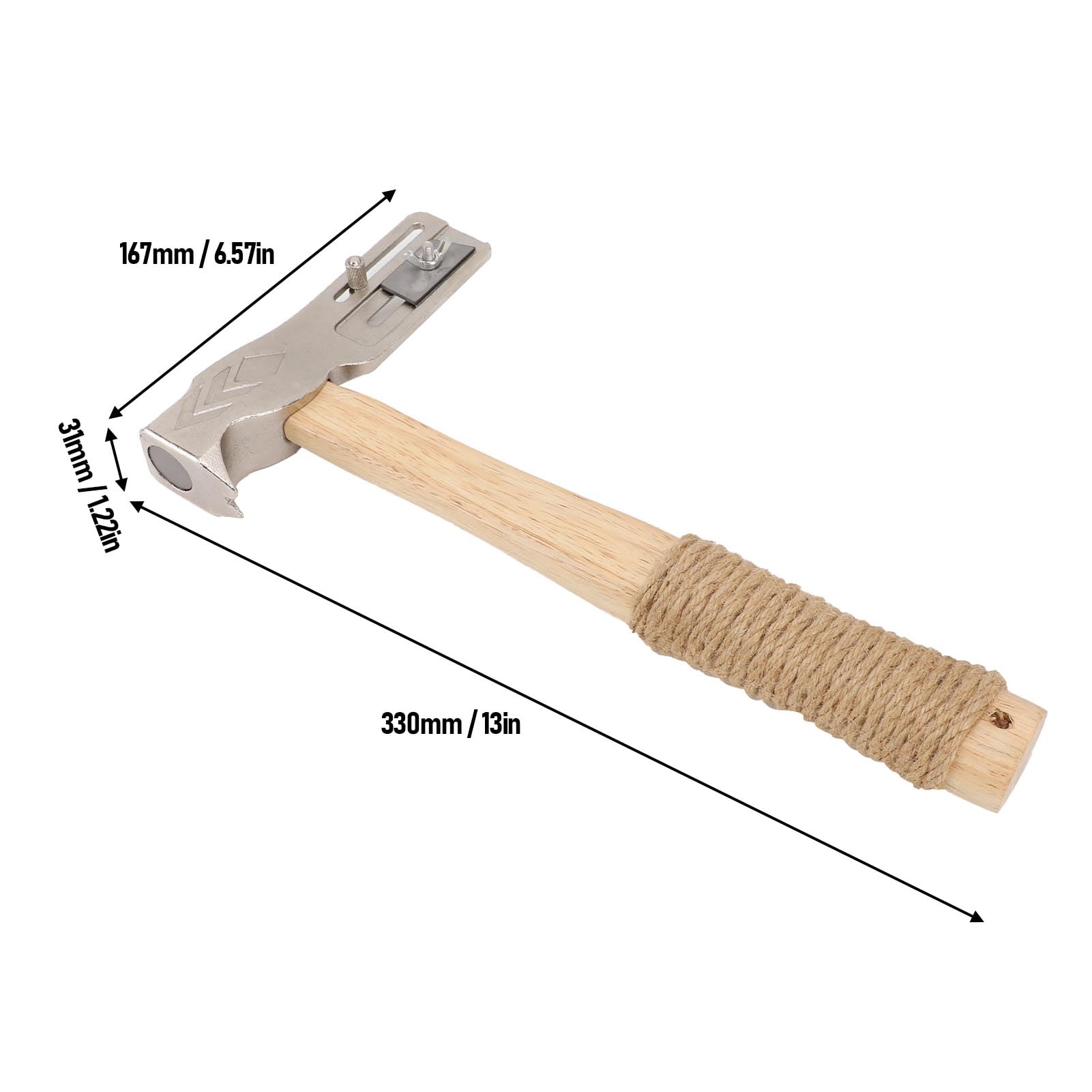 Generic Accaporto di Copertura a Magnete, Martello a Tetto Magnetico, Strumenti di Copertura Efficienti Rapida Installazione di Chiodi di Copertura e Cappelli in Feltro
