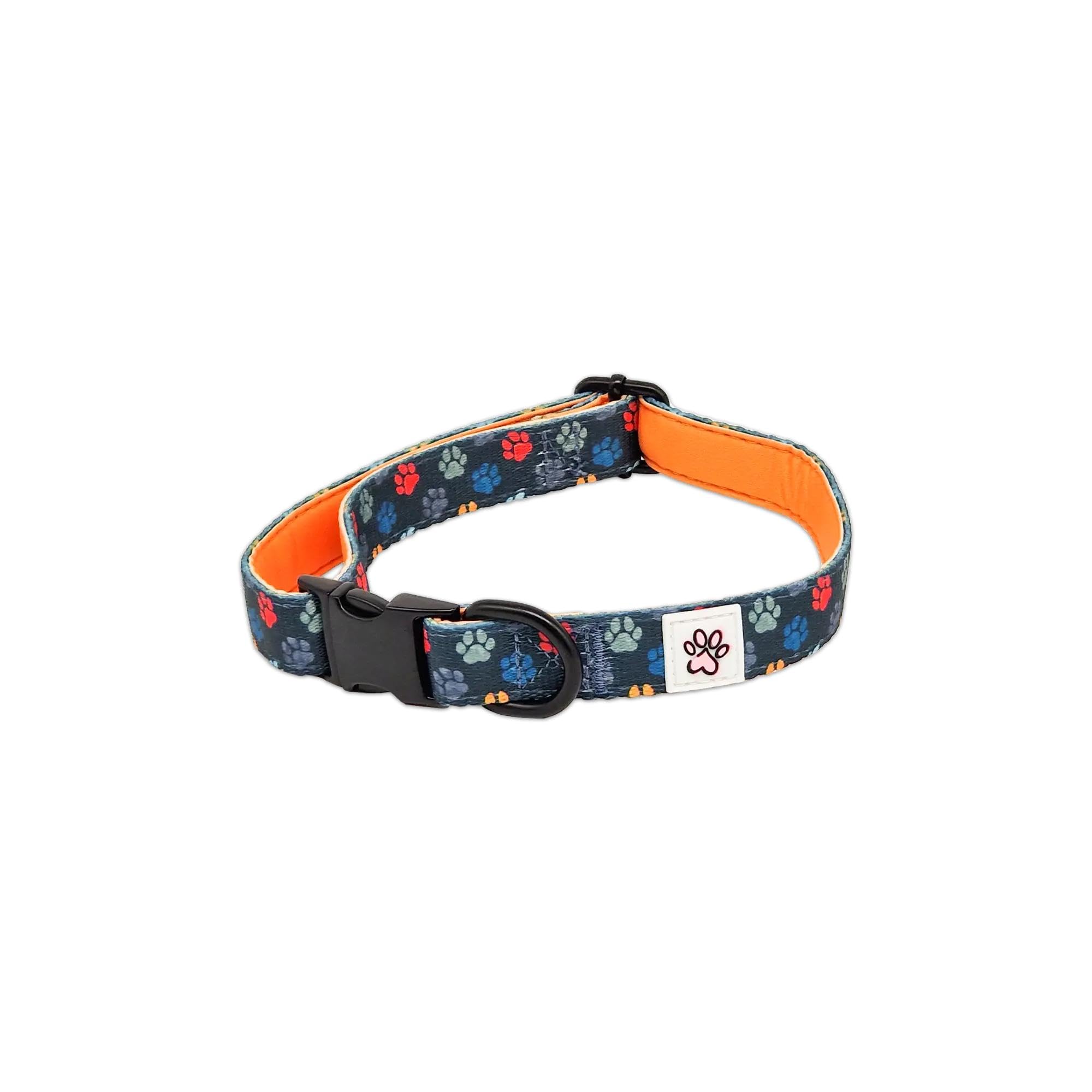 Collier pour chien bleu taille S Paw My God univers petits animaux