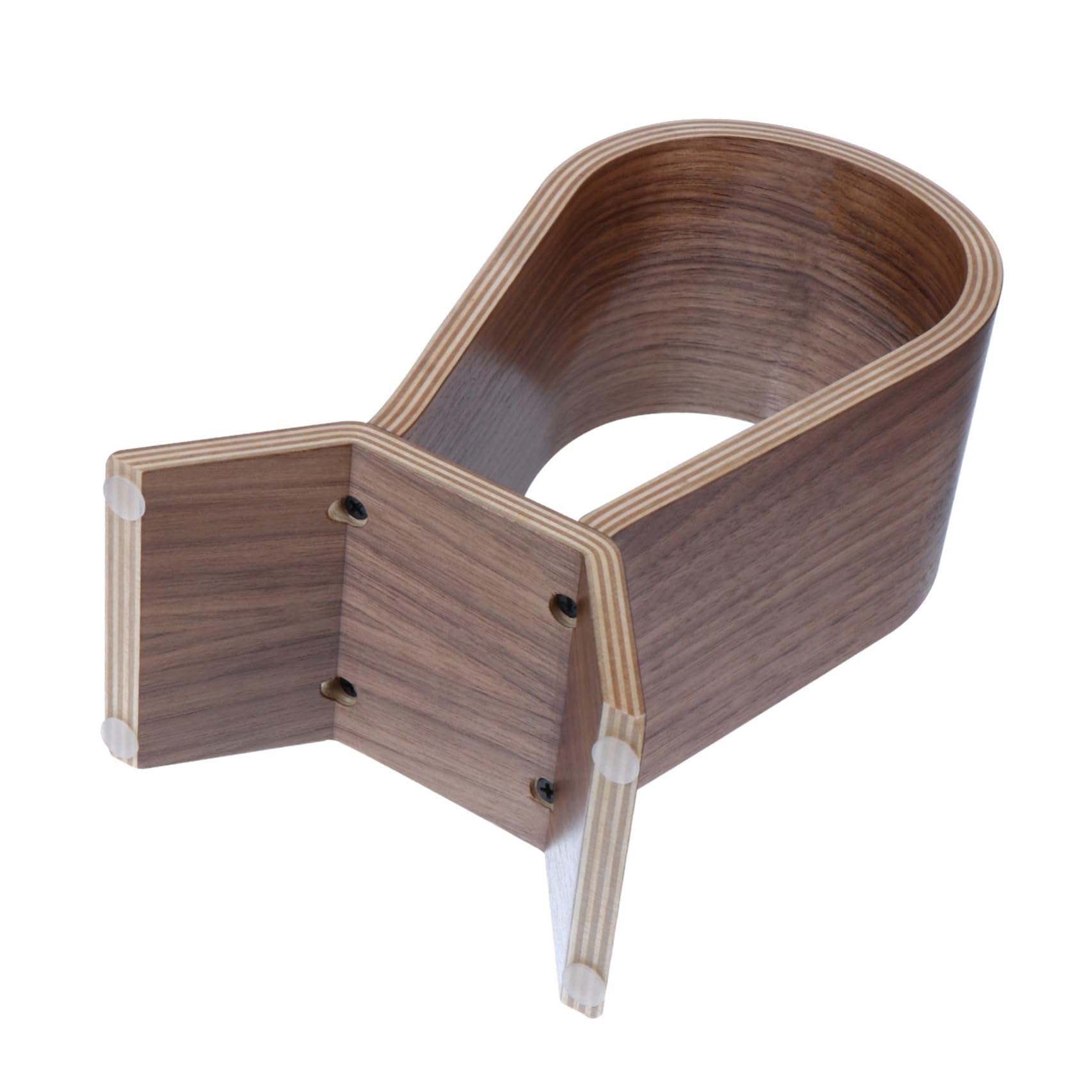 Veemoon Soporte para Auriculares de Madera de Nogal Soporte de Exhibición para Auriculares Supraaurales y Gaming Adecuado para Hogar Oficina o Tienda
