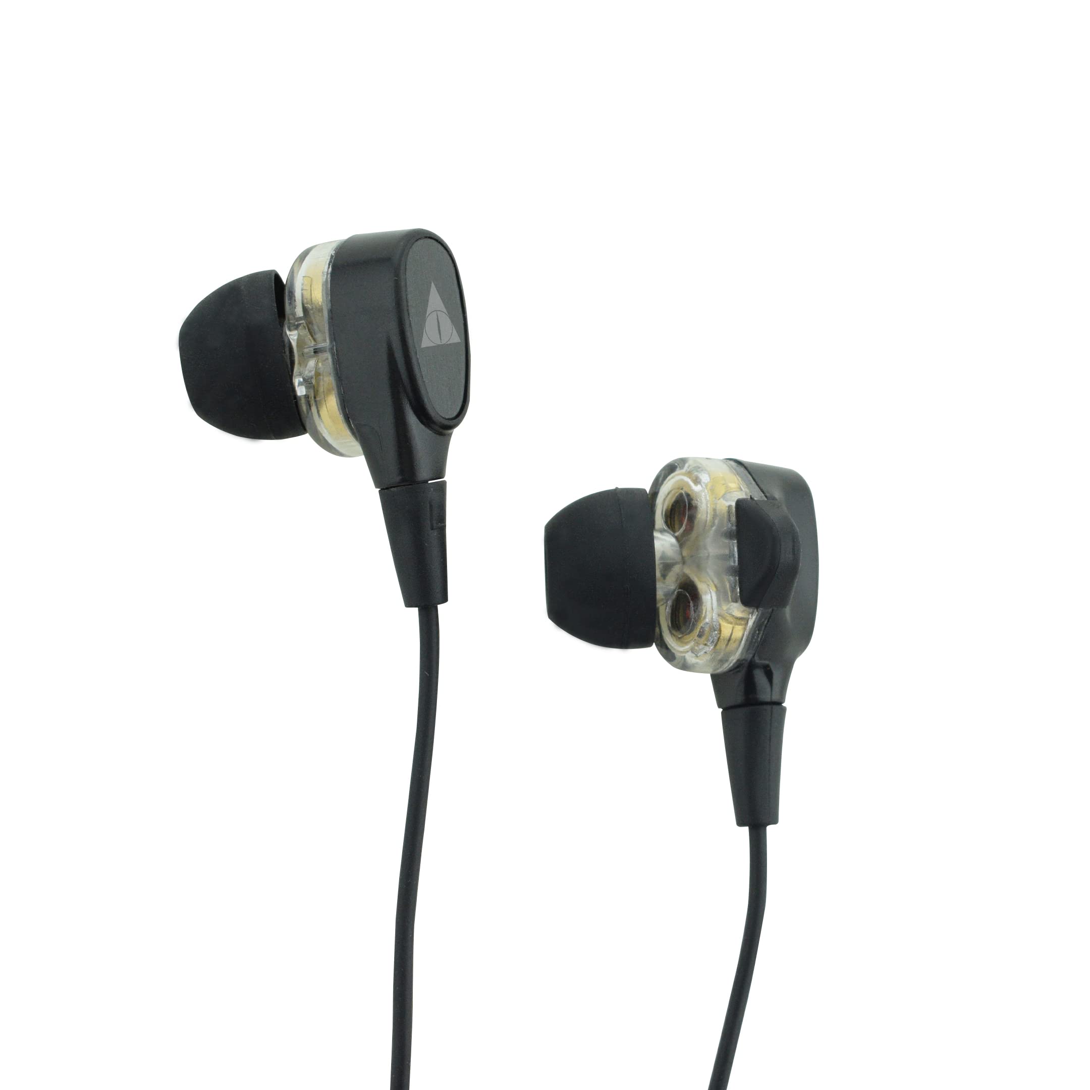 VAULT Buds Duo Dual Driver Earphones with in-line Mic & 3D Stereo Sound for iPhone, Android Phones, Tablets, PC & Laptop