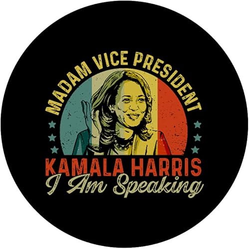 Miniatura 3 de Madam Vice President Kamala Harris I Am Speaking Political PopSockets Swappable PopGrip